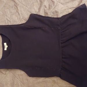 Charcoal Gray Medium Madewell Peplum Top